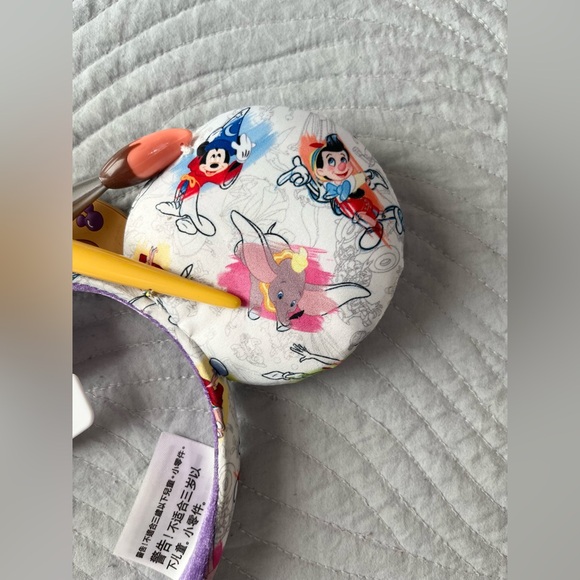 Disney Parks 2020 Ink & and Paint Minnie Mickey Mouse Ears Headband Dumbo NWT - Picture 4 of 8